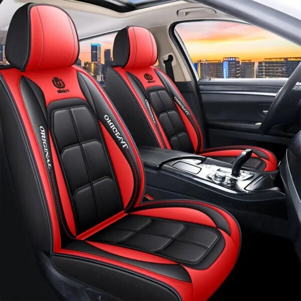 [Modelo Universal!] Kit Completo de Capa Para Banco de Carro Storm em Couro Premium + BRINDE: Kit Tapetes Automotivos - Imagem 8