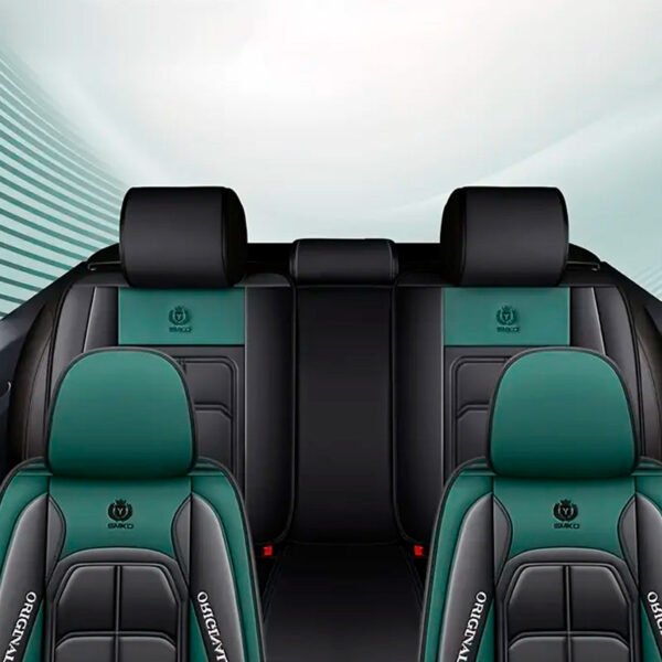 [Modelo Universal!] Kit Completo de Capa Para Banco de Carro Storm em Couro Premium + BRINDE: Kit Tapetes Automotivos - Imagem 14