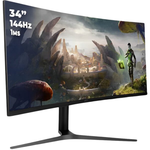 Monitor Gamer Curvo Ultra Wide WQHD 34 165hz Aitek DELTA-M3422AUC PRO - Imagem 3