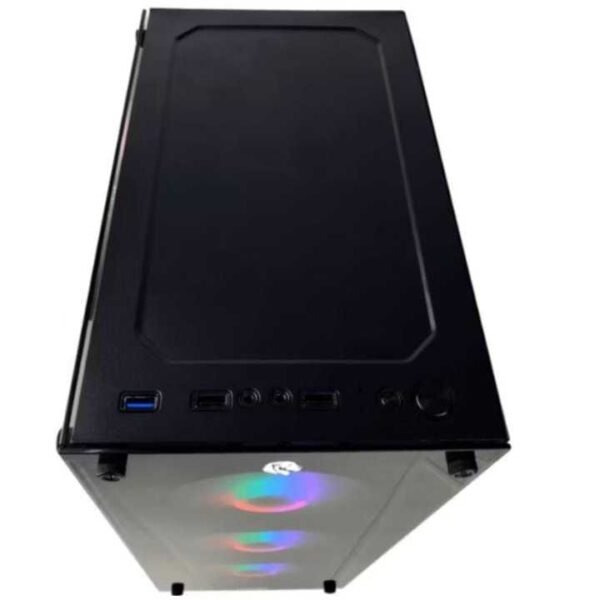 Gabinete Pc Gamer Com 4 Fans Rgb Led Vidro Temp. Frontal E Lateral Lindo 1749 - Imagem 5