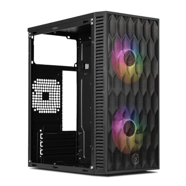 Gabinete Gamer TGT Jester V2,Rainbow,Mini-Tower,Lateral de Acrilico,Com 2 Fans,PretoTGT-JSRV2-BKGF02 - Imagem 3