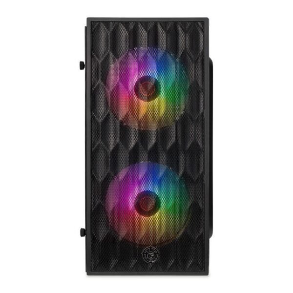 Gabinete Gamer TGT Jester V2,Rainbow,Mini-Tower,Lateral de Acrilico,Com 2 Fans,PretoTGT-JSRV2-BKGF02 - Imagem 5