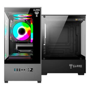 Gabinete Gamer Aquario PC Vidro Mini ATX ITX Premium Capacidade para até 5 ventoinhas de 120mm