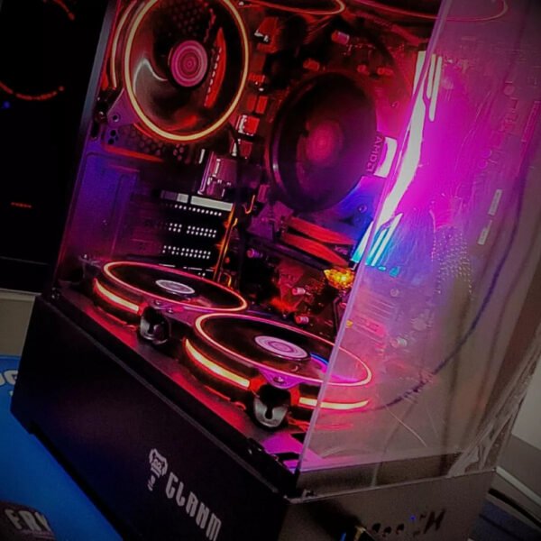 Gabinete Gamer Aquario PC Vidro Mini ATX ITX Premium Capacidade para até 5 ventoinhas de 120mm - Imagem 4