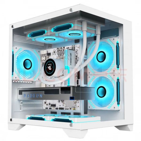 Gabinete Gamer  Aquário em Vidro Com 4 Fans RGB GB1797 - Imagem 3