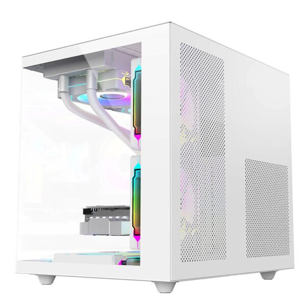 Gabinete Gamer  Branco Aquário em Vidro Com 4 Fans RGB GB1797 - Imagem 5