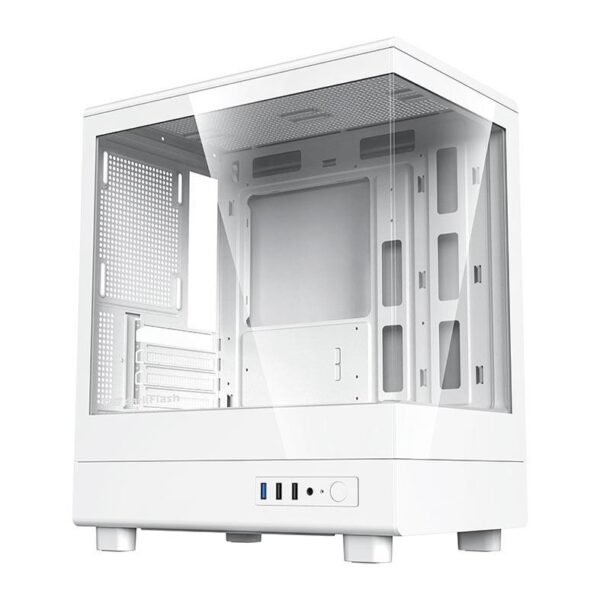 Gabinete Gamer Aigo Darkflash DB330M, Mid-Tower, Lateral de Vidro, Branco, DB330M-WH - Imagem 2