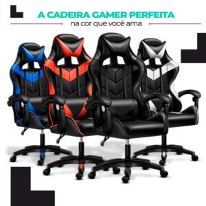 Cadeira Gamer Escritório Confortável Reclinável OT-OC1A Ômega