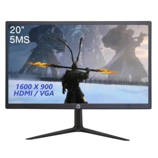 Monitor LED 20″ Wide HDMI VGA1600×900 FIXAÇÃO EM PAREDE GAMER jogos DVR SEGURANÇA - Imagem 2