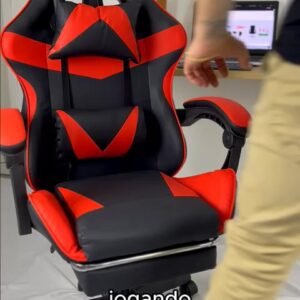 Cadeira Gamer Stillus Ergonômica Com Apoio Para Os Pés