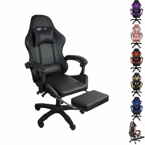 Cadeira Gamer Stillus Ergonômica Com Apoio Para Os Pés - Imagem 2