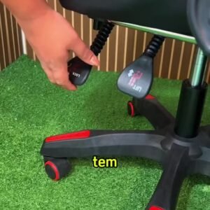 Cadeira Escritório Gamer Ergonômica Reclinável Confortável Com Rodinha E Apoio Para Os Pés-F19