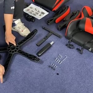 Cadeira Gamer Profissional - Reclinável, Ajustável e Confortável para Escritório e Estudos-F19