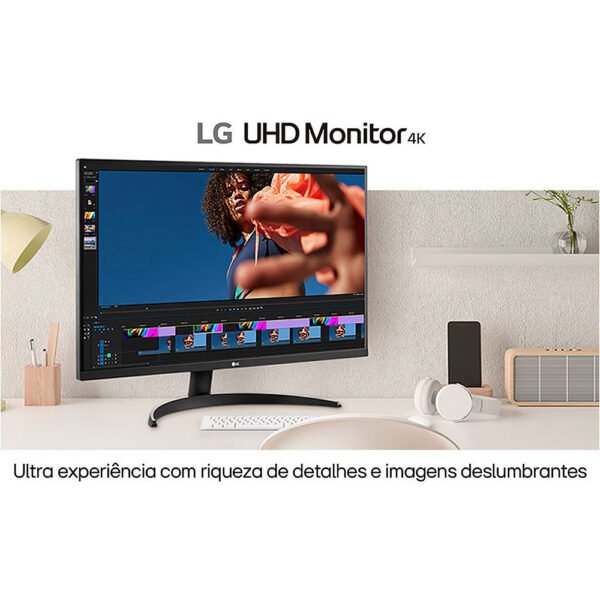 Monitor LG 32 Ultra UHD 4K UHD 4ms HDR HDMI DP Freesync - Imagem 2