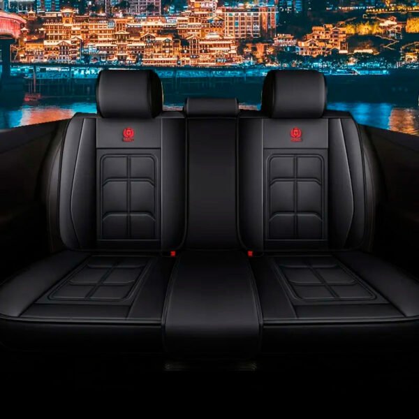 [Modelo Universal!] Kit Completo de Capa Para Banco de Carro Storm em Couro Premium + BRINDE: Kit Tapetes Automotivos - Imagem 12